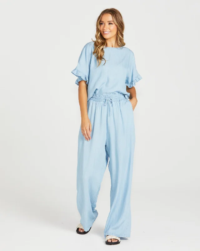 Bonus Savings Sass Davie Pants Chambray