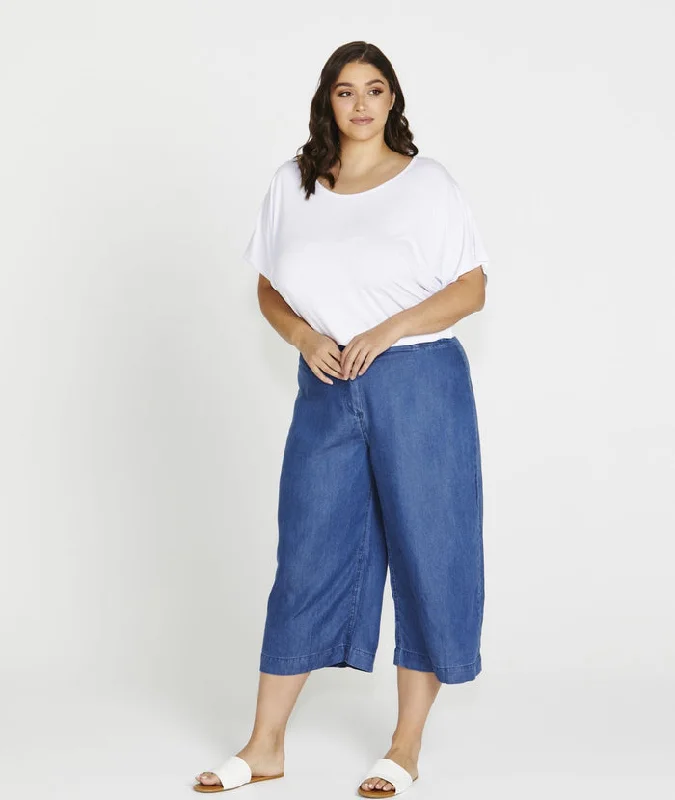 Best Bargains Betty Basics Apollo Bay Lyocell Crop Pant Antique Indigo