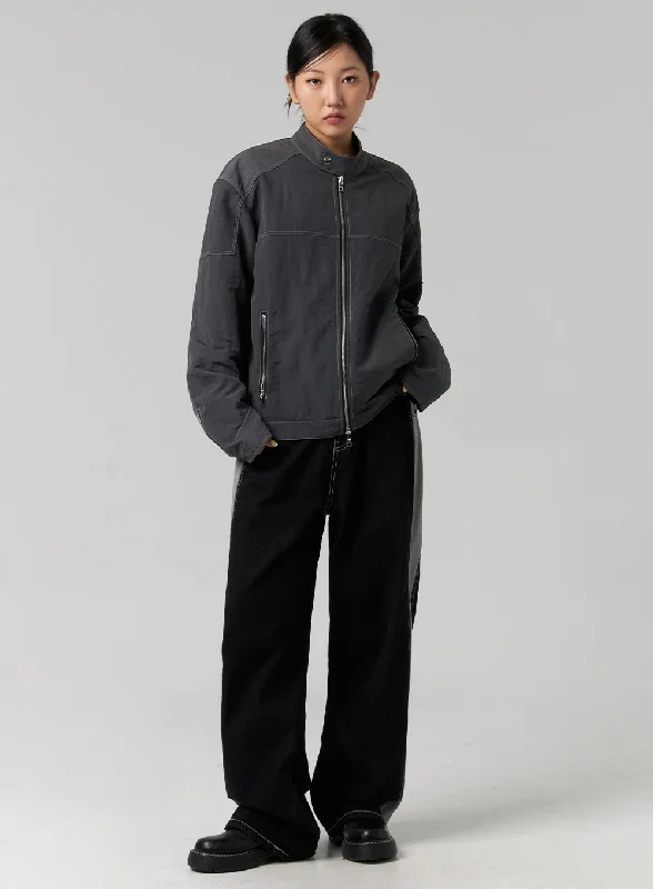 Super Sale Stitched Wide Fit Cotton Jeans CG329