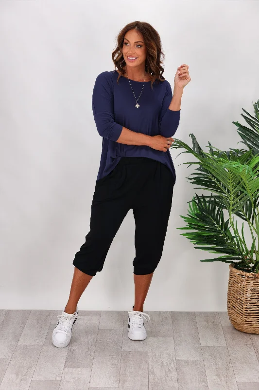 Exclusive Preview Betty Basics Tokyo 3/4 Pants Black