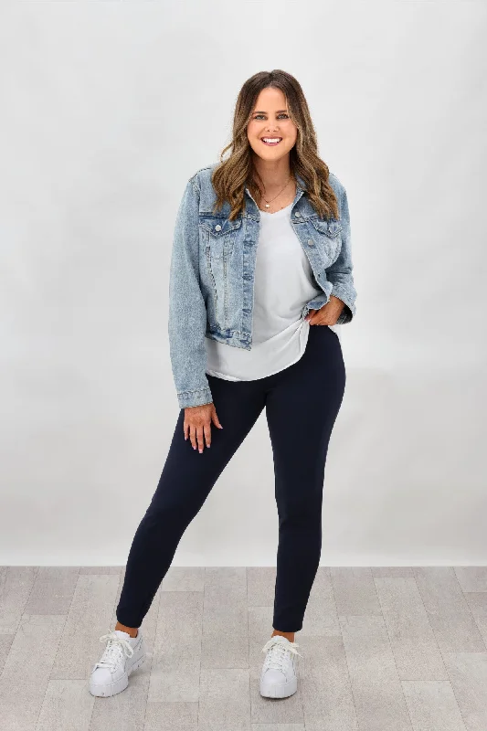 Blowout Deals Betty Basics Ciao Ponte Legging Peony Navy