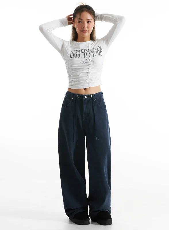 Reduced Rates Baggy String Pants CO313