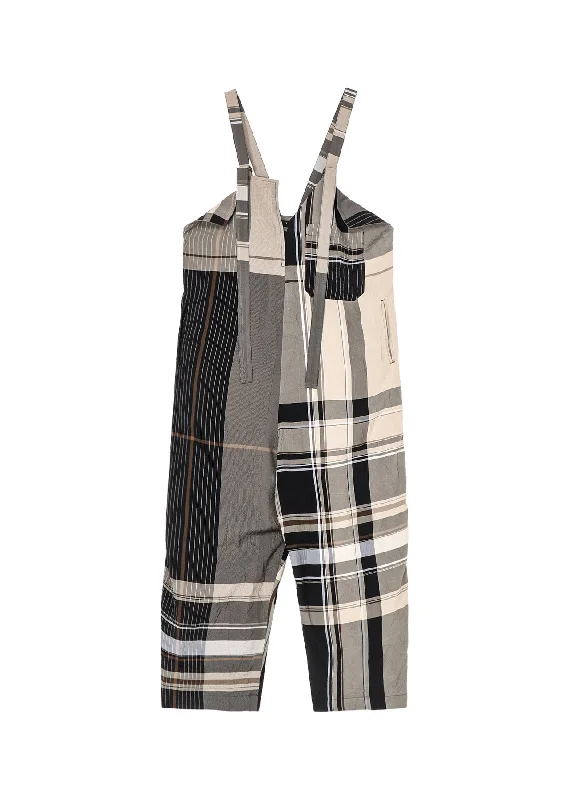 Weekend Bargains to Love RAYON WRINKLED PLAID SALOPETTE
