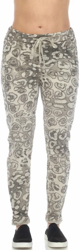 Deal Alert Pull On Leopard Pants In Sand