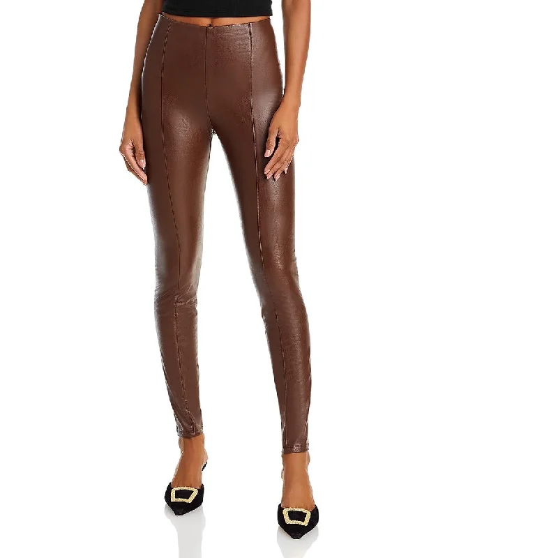 Weekend Savings Fiesta Womens Faux Leather High Waist Leggings