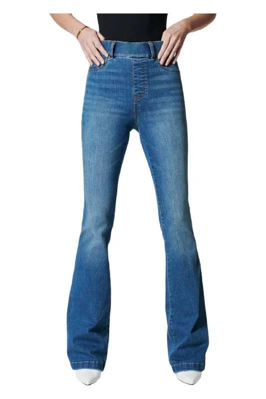 Major Deal Flare Pull-On Jeans In Vintage Indigo