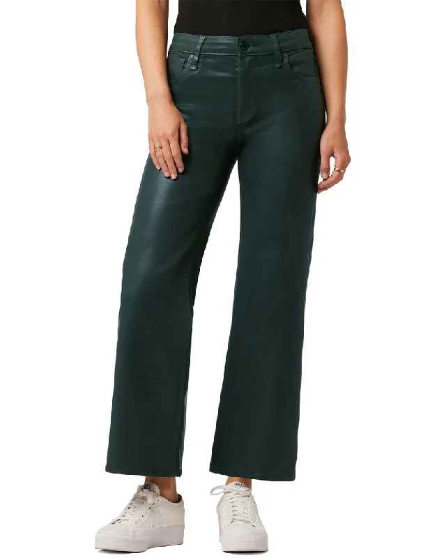 Fantastic Offers HUDSON Jeans Rosie Coated Scarab Wide Leg Jean