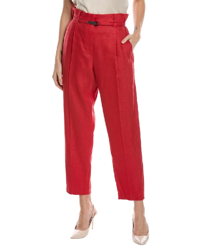 Friends and Family Sale Brunello Cucinelli Linen-Blend Pant