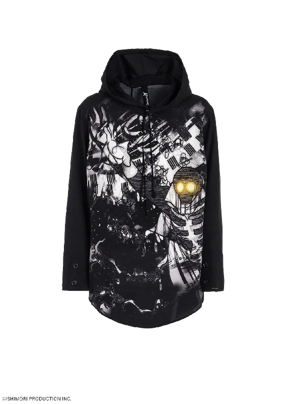 Early Bird Ground Y×Cyborg 009 60th SCARL HOODIE SHIRT