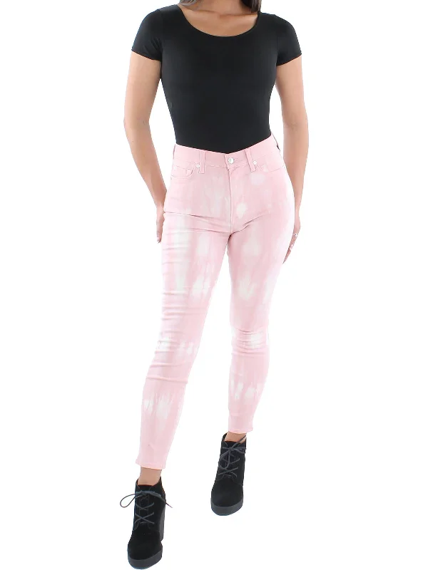 Amazing Value Womens High Rise Tie-Dye Skinny Jeans