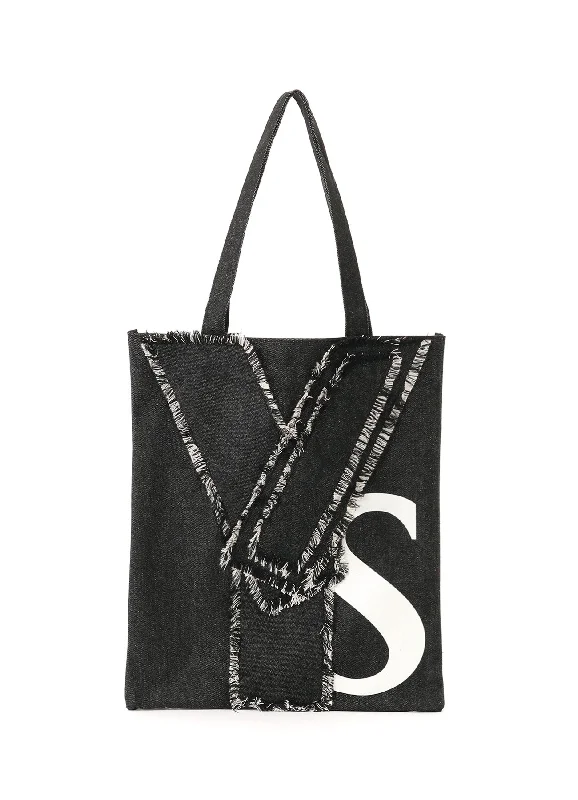 Online Specials C/DENIM Y-DESIGN PATCHWORK TOTE