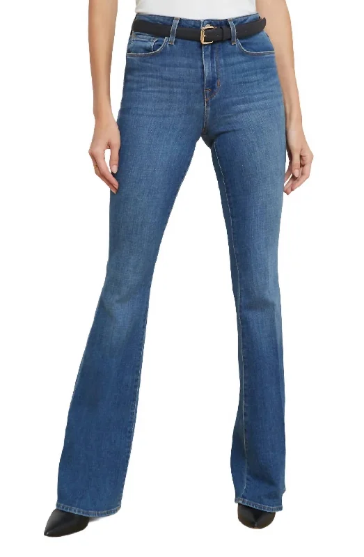 Shop and Save Bell High Rise Flare Jeans In Authentique