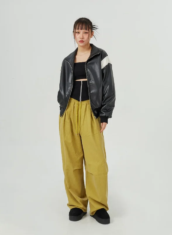 Today's Special Pintuck Wide Pants(UNISEX) CM317