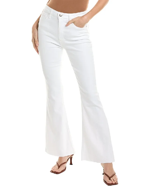 Year-End Sale HUDSON Jeans Holly Spring White High-Rise Flare Bootcut Jean