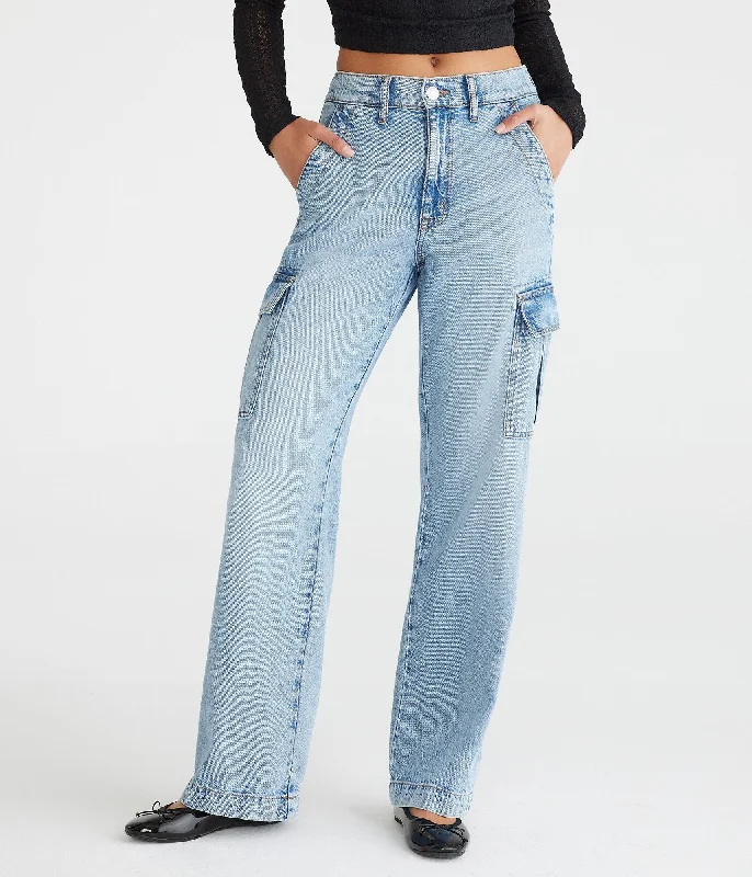 Weekend Specials to Grab Aeropostale High-Rise Wide Leg Cargo Jean