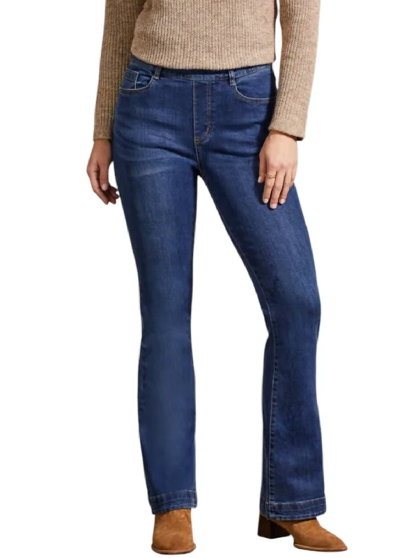 Today Only Audrey Pull On Flare Jeans In Blue