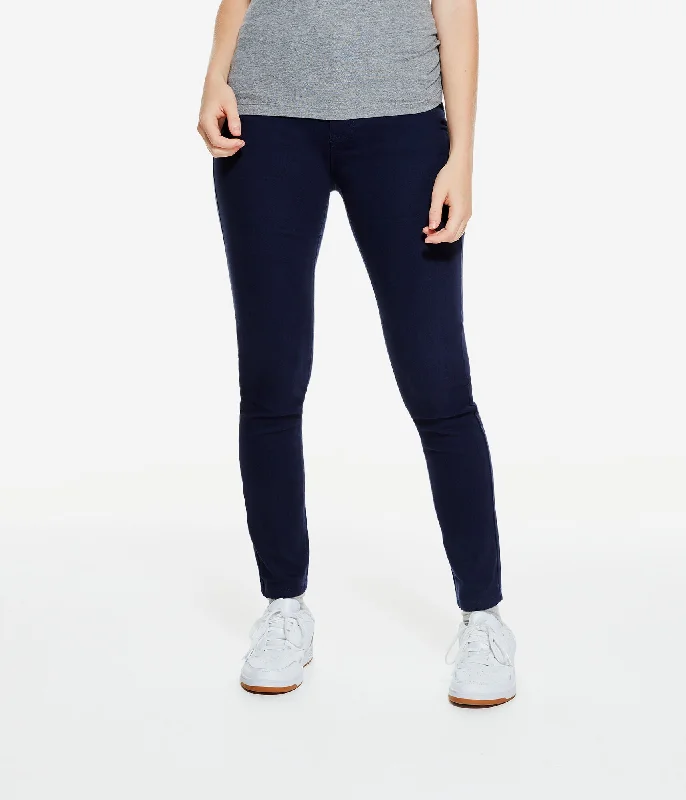 Unbeatable Prices Aeropostale Women's Seriously Stretchy High-Waisted Solid Uniform Jegging