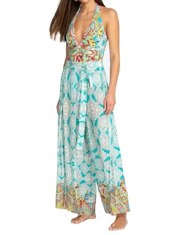 Now or Never Dandridge Wrap Pant In Multi