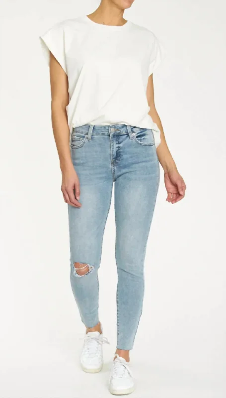 Major Savings Audrey Mid Rise Skinny Jean In Radiate