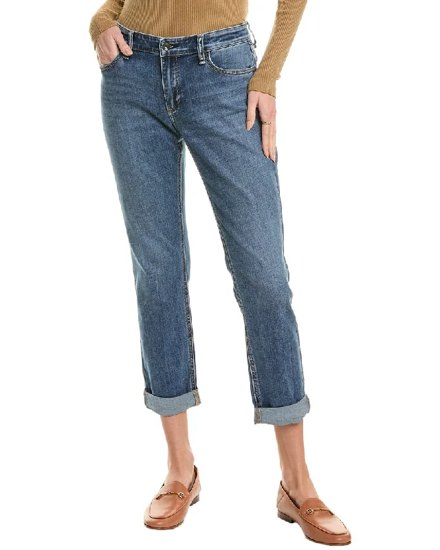 Weekend Bargains to Sizzle rag & bone Dylan Medium Wash Low-Rise Slim Boyfriend Jean
