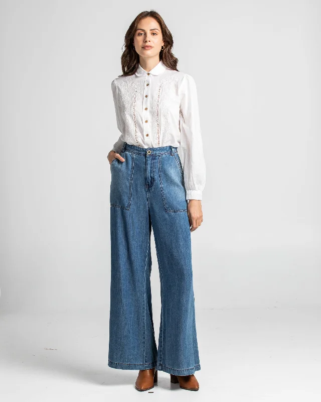 Year-End Deals Boom Shankar Brando Pant Washed Denim