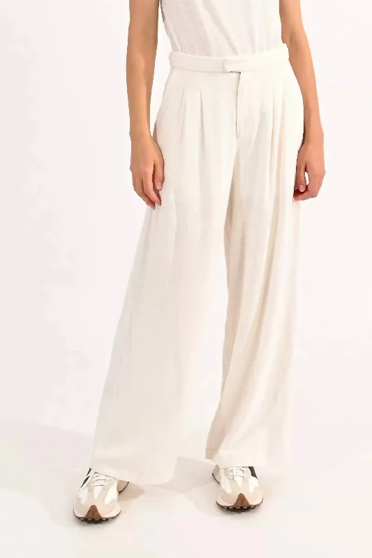 Weekend Offers That Dazzle Wide Leg Pants In Off White
