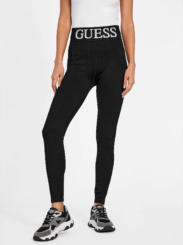 Act Now Cordova Rib-Knit Leggings