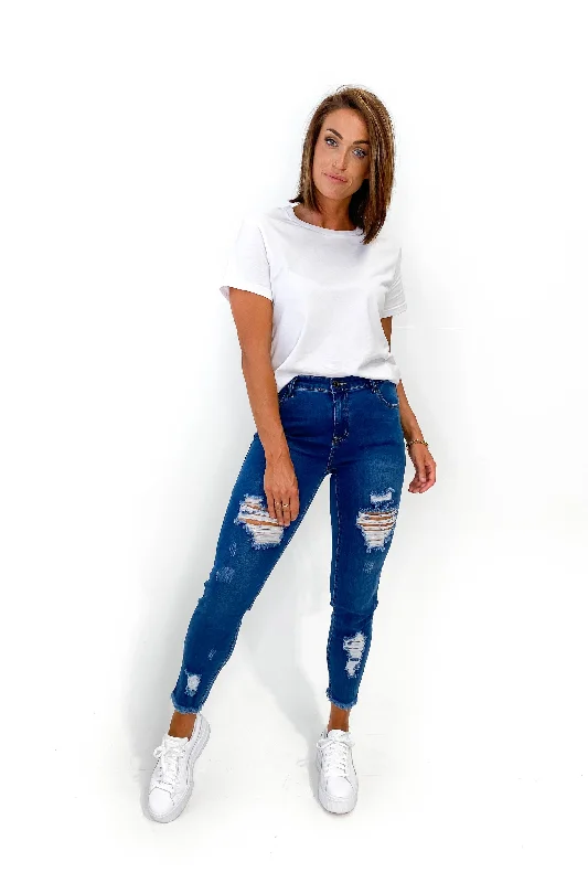 Super Deal Wakee Denim Hayley Jean Blue