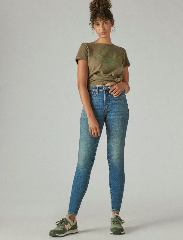 Overstock Sale Lucky Brand Womens High Rise Curvy Skinny