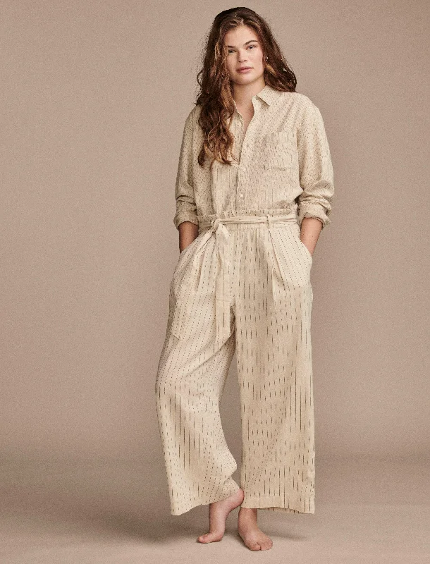Deal of the Day Lucky Brand Women's Hemp Paperbag Pant