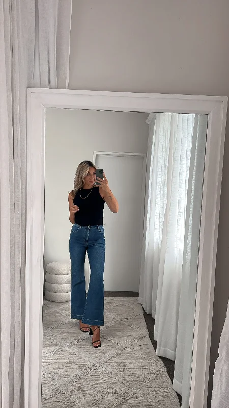 Weekend Savings Sensation Shine On Label Braxton Flare Jean Indigo