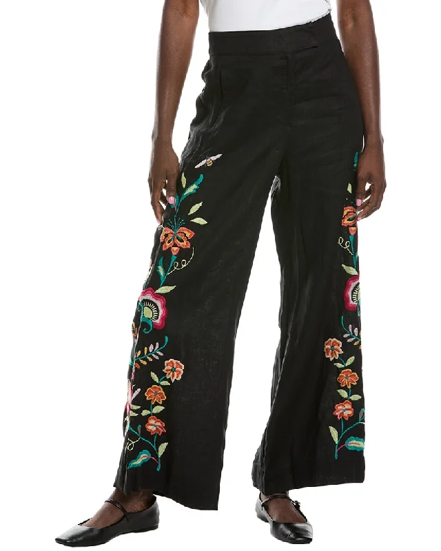Super Sale Johnny Was Averi Wide Leg Linen Pant