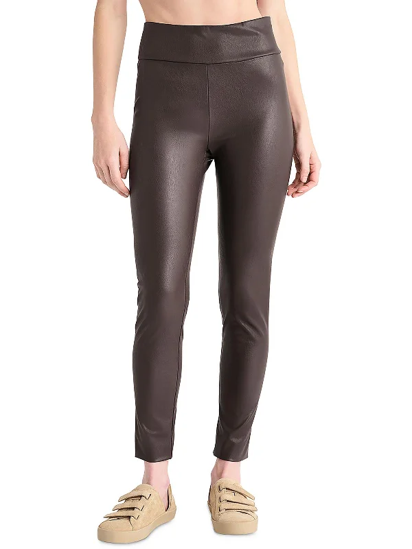 Reduced Prices Womens Faux Leather High Rise Skinny Pants