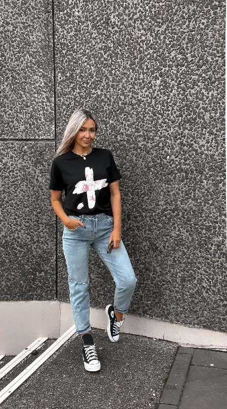 Daily Special Shine On Label Mateo Boyfriend Jean Washed Blue