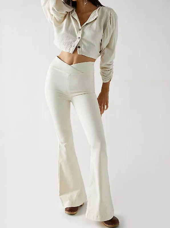 Savings Galore Venice Beach Flare Jean In Worn White