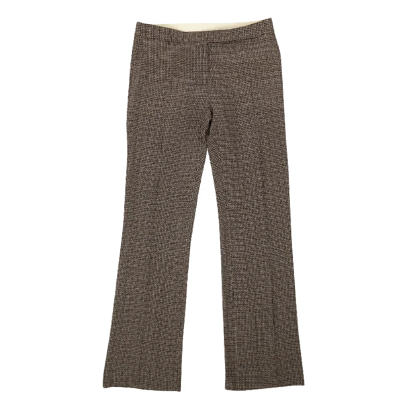 Price Meltdown Davide Cenci Geometric Silk Pants - Brown