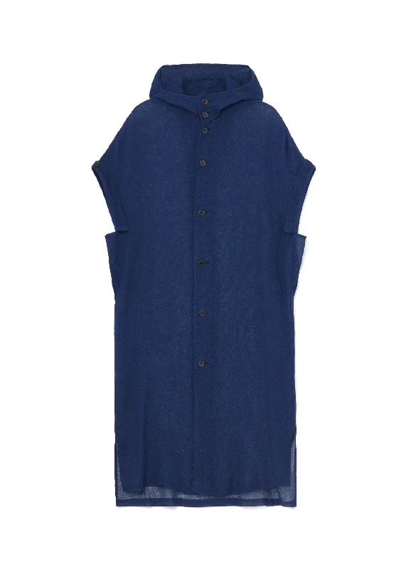 Limited Quantity LENO CLOTH HOODED DRESS