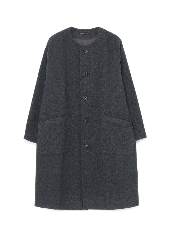 Overstock AIRY MOSSER COLLARLESS COAT
