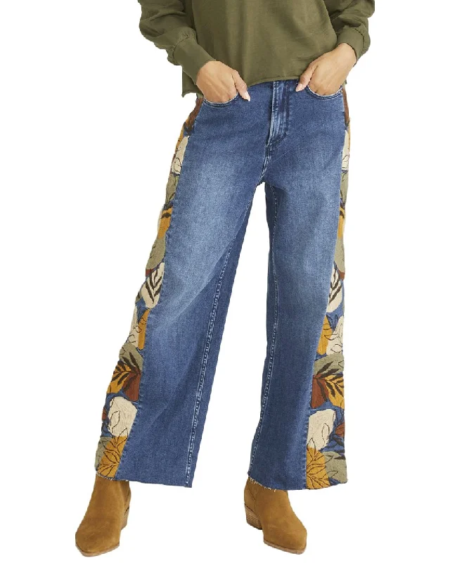 Exclusive Online Offer Driftwood Jeans Charlee Medium Wash Wide Leg Jean