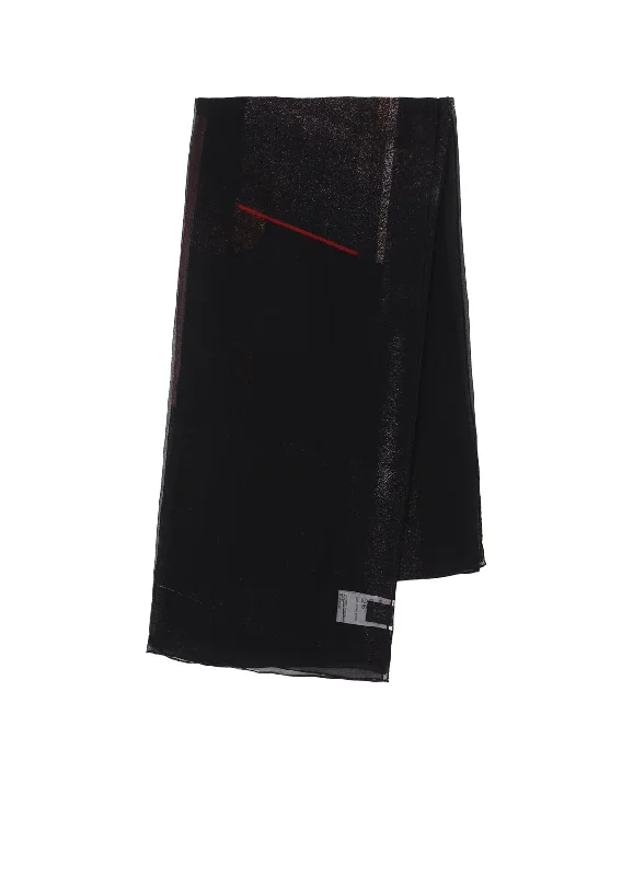 Deal Zone CUPRO CHIFFON BIG SCARF