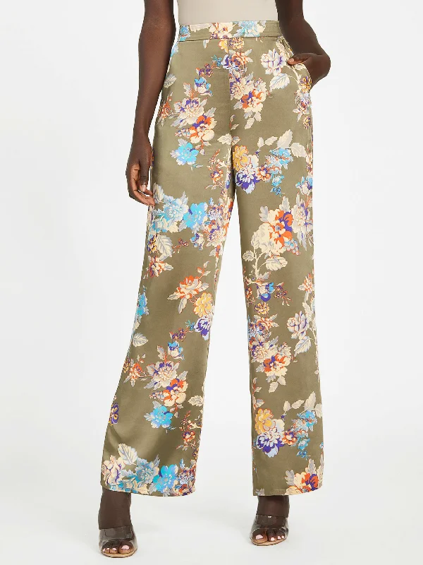 Unmissable Offer Gia Satin Wide-Leg Pants