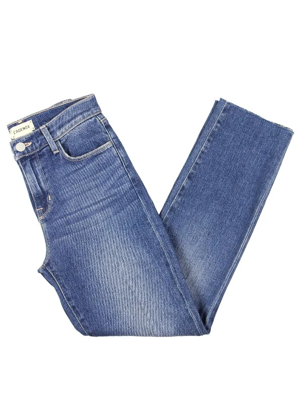 Weekend Bargains Await You Sada Womens High Rise Cropped Slim Jeans