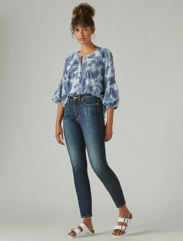 Doorbuster Deal Lucky Brand Women's High Rise Curvy Skinny