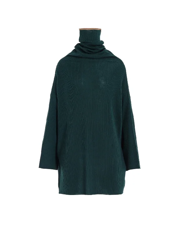 Unmissable Offer Y's × JOHN SMEDLEY BOTTLE NECK RIBBED KNIT