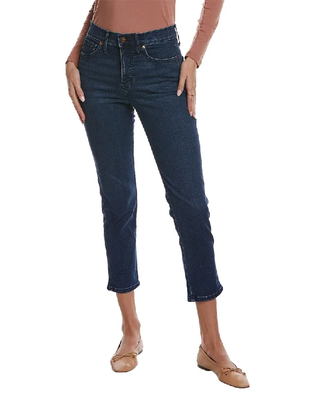 Weekend Deal Madewell Mid-Rise Stovepipe Dark Indigo Jean
