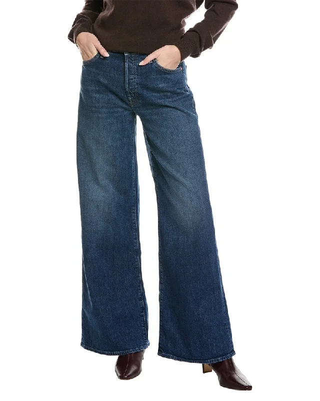 Steals and Deals MOTHER The Ditcher Roller Sneak Cannonball Wide Leg Jean