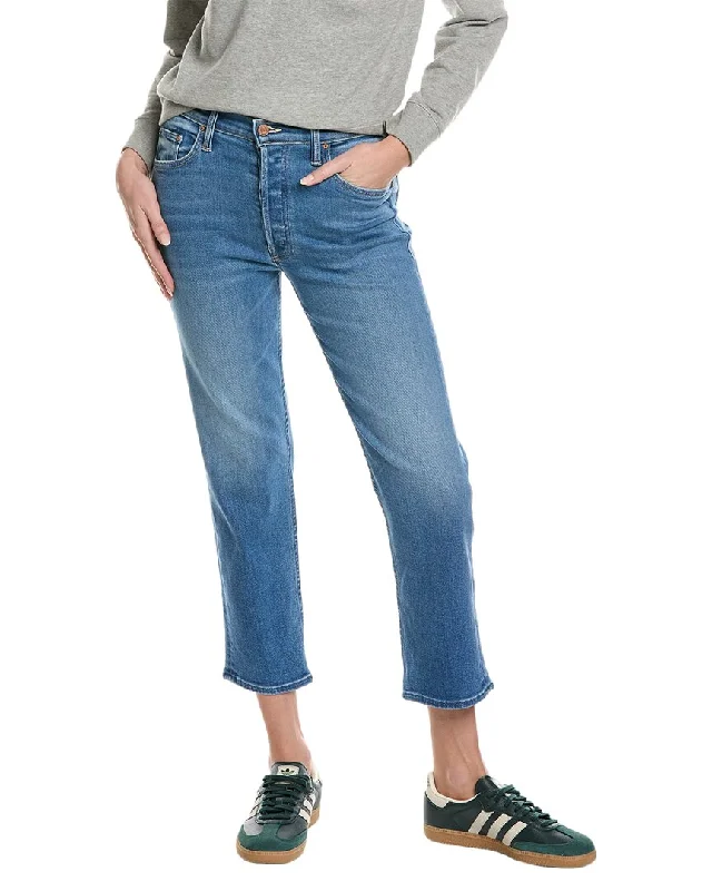 Stock Clearance MOTHER The Tomcat High-Rise Layover Straight Leg Jean