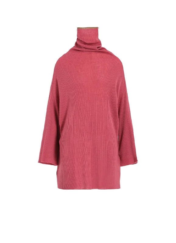 Stock Clearance Y's × JOHN SMEDLEY BOTTLE NECK RIBBED KNIT