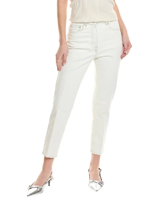 Deal Frenzy Peserico White Straight Jean