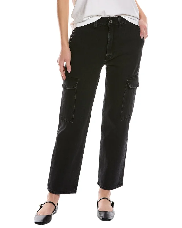 Massive Deal 7 For All Mankind Black Cargo Jean